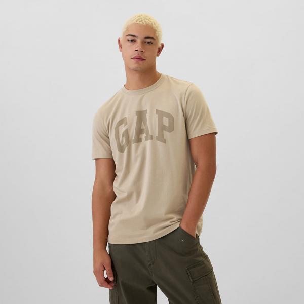 Tričko GAP Logo Tee Khaki M