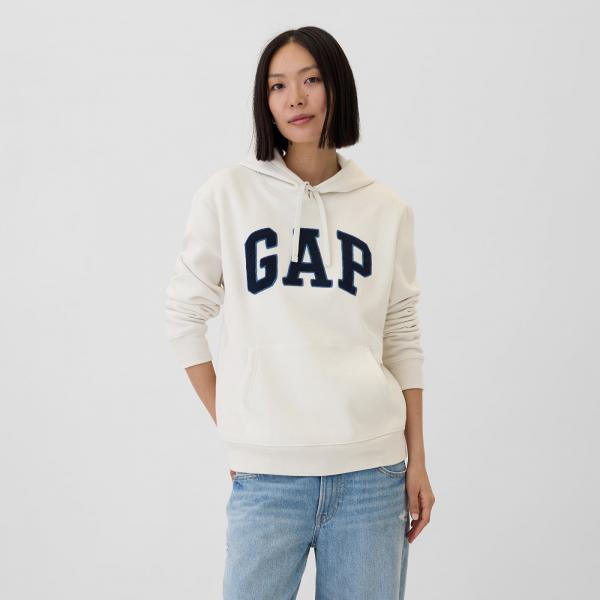 Mikina GAP Logo Pullover Hoodie Carls Stone S