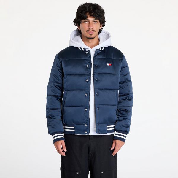 Bunda Tommy Jeans Satin Puffer Jacket Blue L