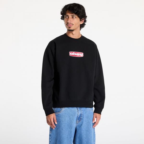 Mikina OBEY Dago Crew Sweatshirt Black XL