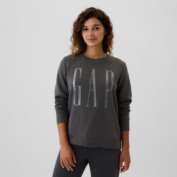 Mikina GAP Logo Sweatshirt Cast Iron XS