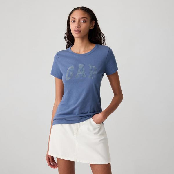 Tričko GAP Logo Shortleeve Tee Bainbridge Blue XS