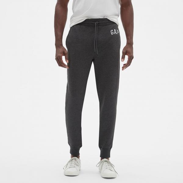 Tepláky GAP Logo Jogger Charcoal Grey XS