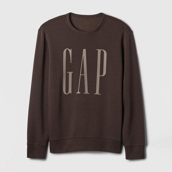 Mikina GAP Fleece Sweatshirt Terra Brown XXL