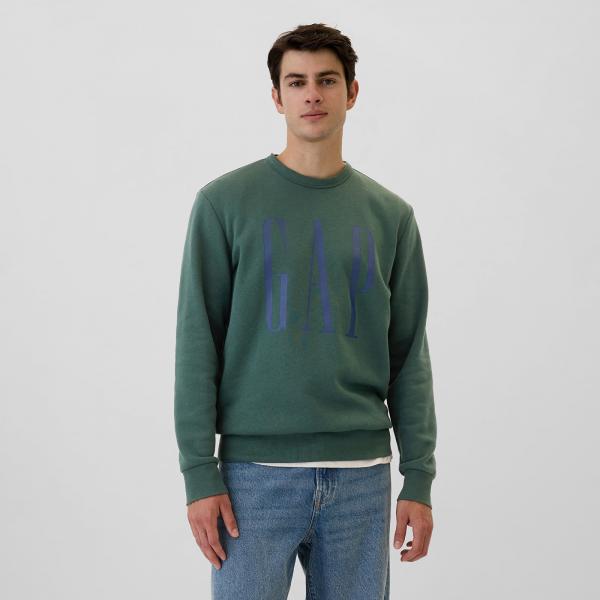 Mikina GAP Fleece Sweatshirt Moores Green XL