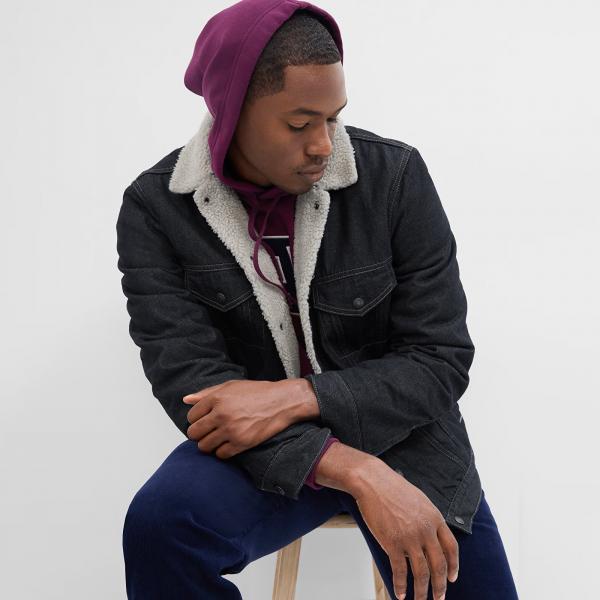 Bunda GAP Cozy Denim Jacket Rinsed S