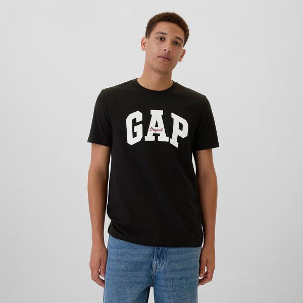 Tričko GAP Logo Tee True Black XL