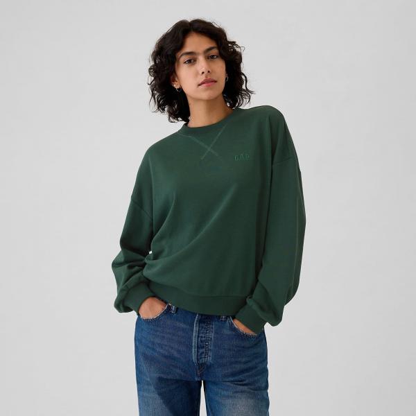Mikina GAP Pullover Hoodie Essex Green M