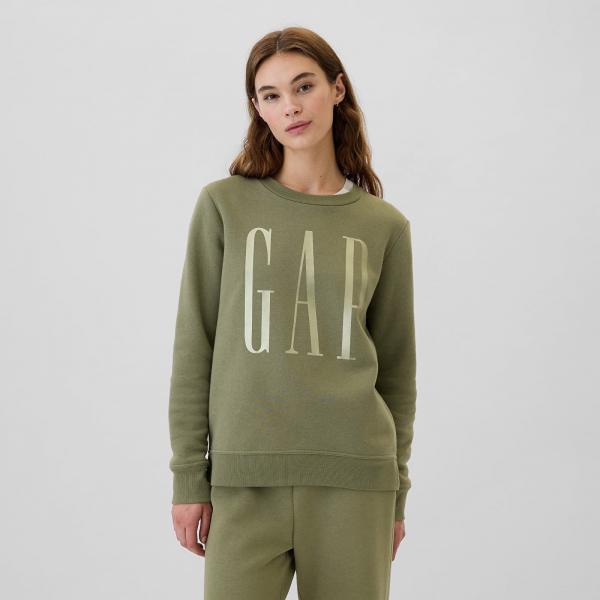 Mikina GAP Logo Sweatshirt Walden Green XS