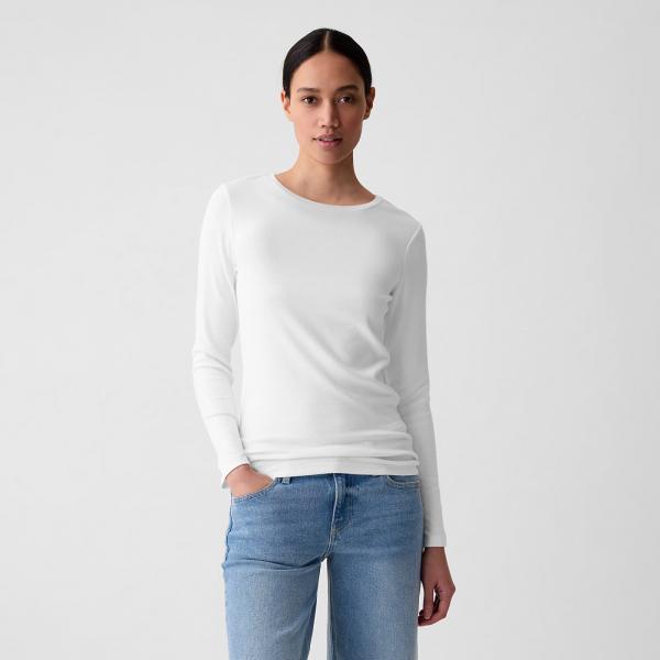 Tričko GAP Modal Crew Fresh White L