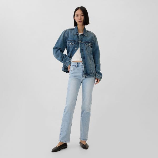 Džíny GAP Denim Pants Straight Light Wash W28