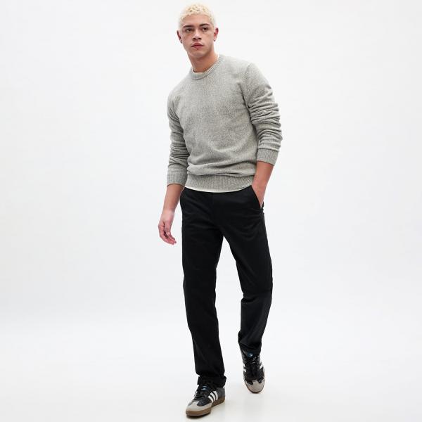 Svetr GAP Warmest Crew Light Grey Marle XXL