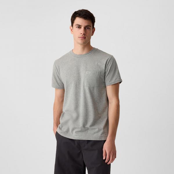 Tričko GAP Logo Pocket Tee Grey Heather S