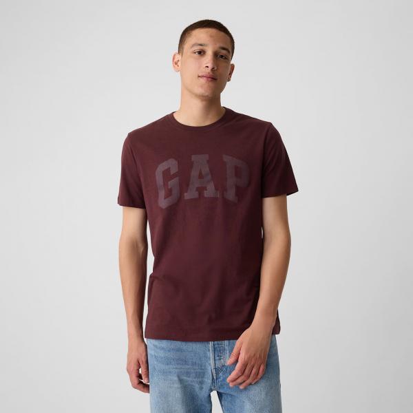Tričko GAP Logo Tee Noir Red S