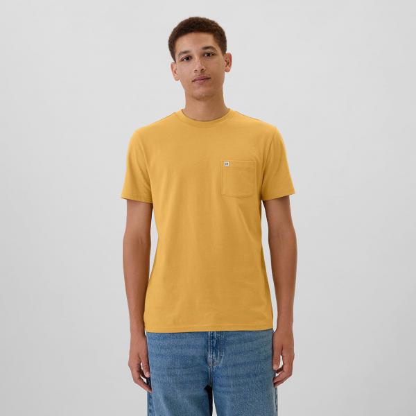 Tričko GAP Logo Pocket Tee Honey Im Home XL