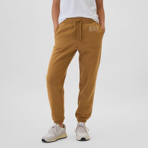 Tepláky GAP Logo Jogger Palomino Brown Global S