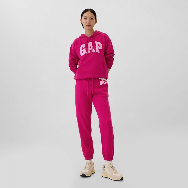 Tepláky GAP Logo Jogger Bright Beet S