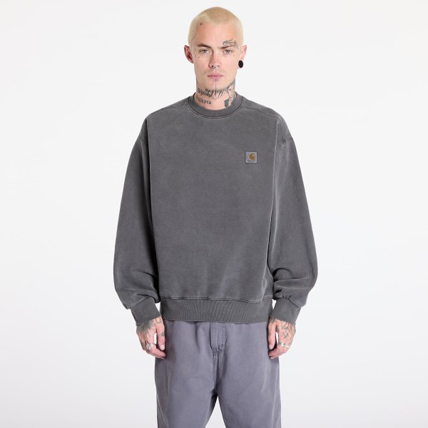 Mikina Carhartt WIP Vista Sweat UNISEX Graphite Garment Dyed XS