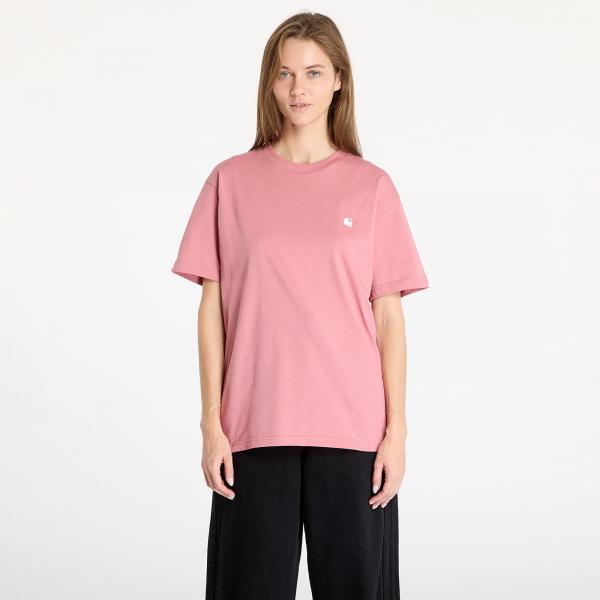 Tričko Carhartt WIP S/S Madison T-Shirt UNISEX Dusty Rose/ White S