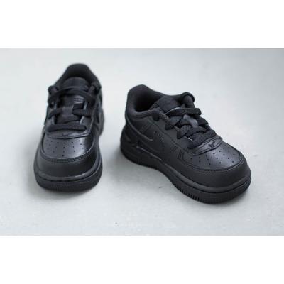 Nike Force 1 (TD) Black/ Black-Black