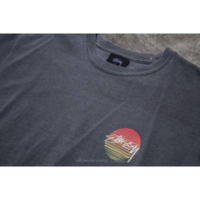 Stüssy Sunset Dot Pigment Dyed Tee Black