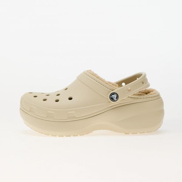 Tenisky Crocs Classic Platform Lined Clog W Bone EUR 34-35