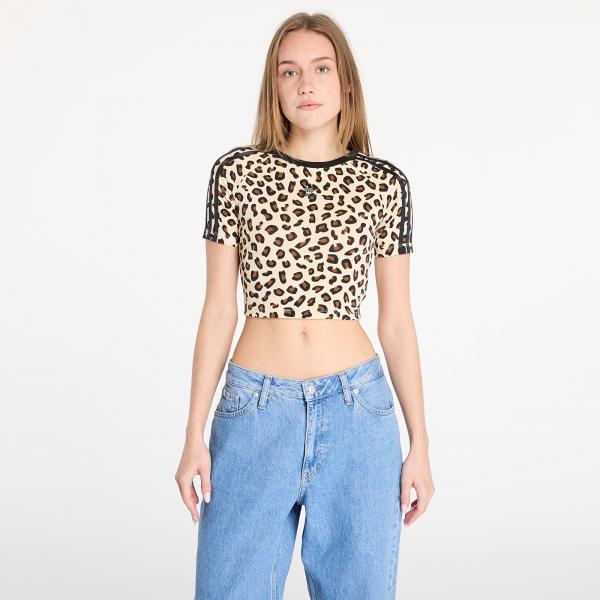 Tričko adidas Leopard Aop Baby T-Shirt Black XL