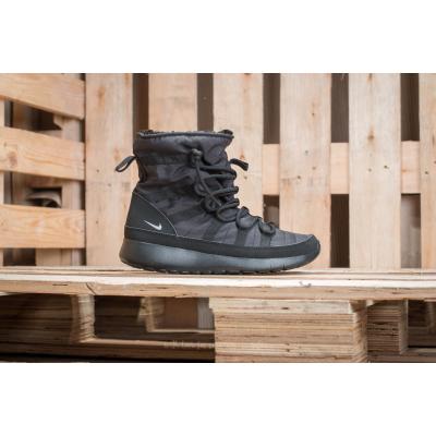 Nike Roshe One Hi (GS) Black/ Metallic Silver