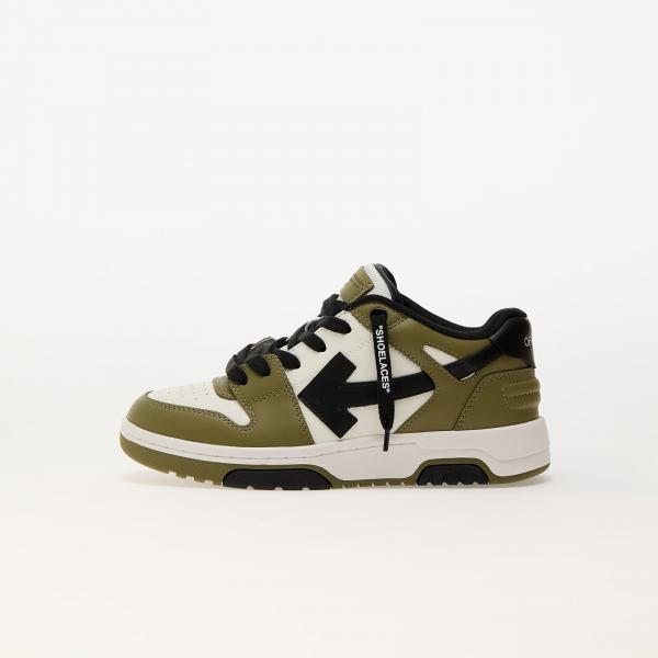 Tenisky Off-White Out Of Office White - Olive Green EUR 33
