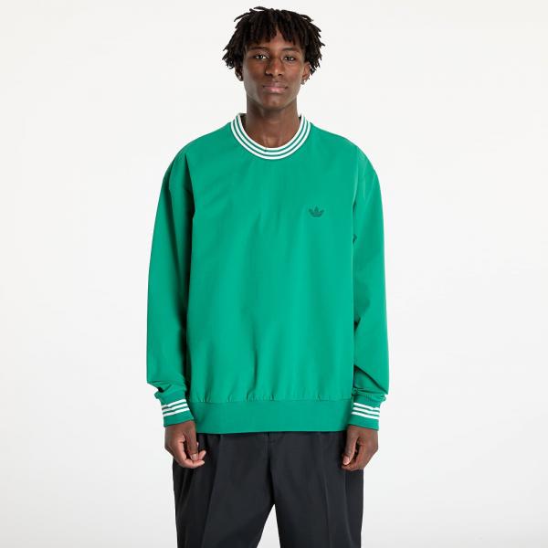 Mikina adidas Rolling Links Dwr Crew Bright Green M