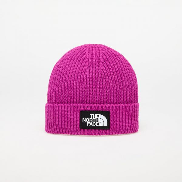 Čepice The North Face Logo Box Cuf Beanie Deep Mulberry Universal