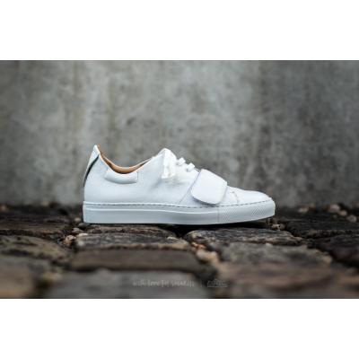 Marco Laganà Sneaker Strap White Leather-White Sole