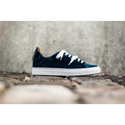 Marco Laganà Sneaker Velvet Green-White Sole