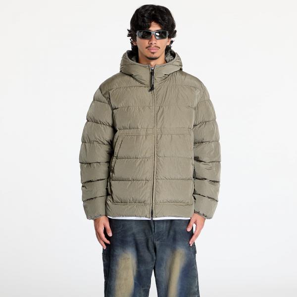 Bunda C.P. Company Chrome-R Goggle Down Jacket Black/ Walnut L