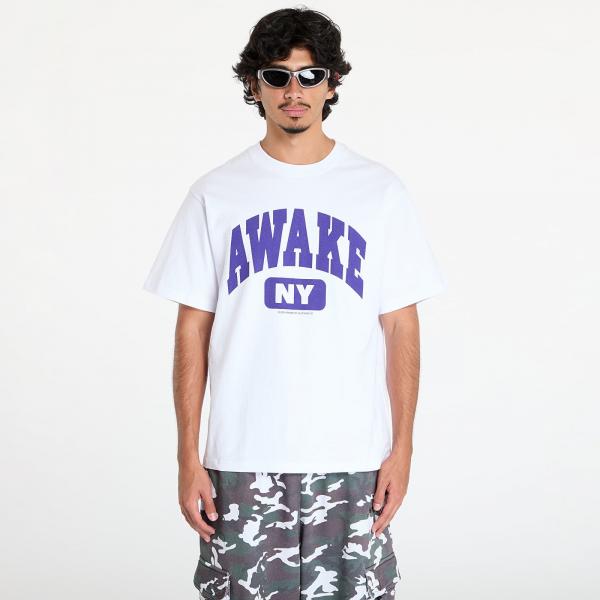 Tričko Awake NY Varsity Tee White M