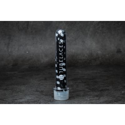 Tubelaces White Flat Trill Pack Black