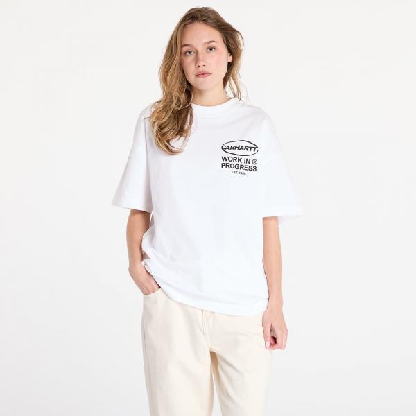 Tričko Carhartt WIP S/S Body Of Work T-Shirt UNISEX White/ Black L