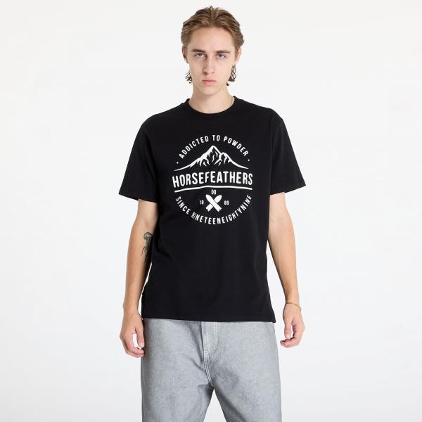 Tričko Horsefeathers Atp Emblem T-Shirt Black S
