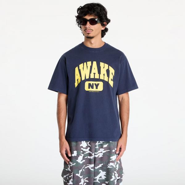 Tričko Awake NY Varsity Tee Navy M