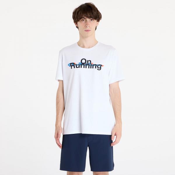 Tričko On On Run T-Shirt Graphic White M