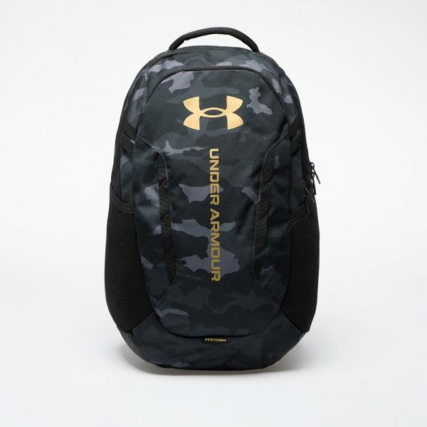 Batoh Under Armour Hustle 6.0 Backpack Black/ Black/ Metallic Gold Universal
