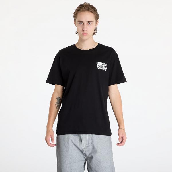 Tričko Horsefeathers Distort T-Shirt Black L