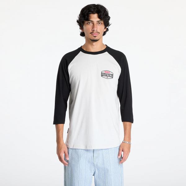 Tričko Horsefeathers Hexagon II Raglan T-Shirt Cement XL
