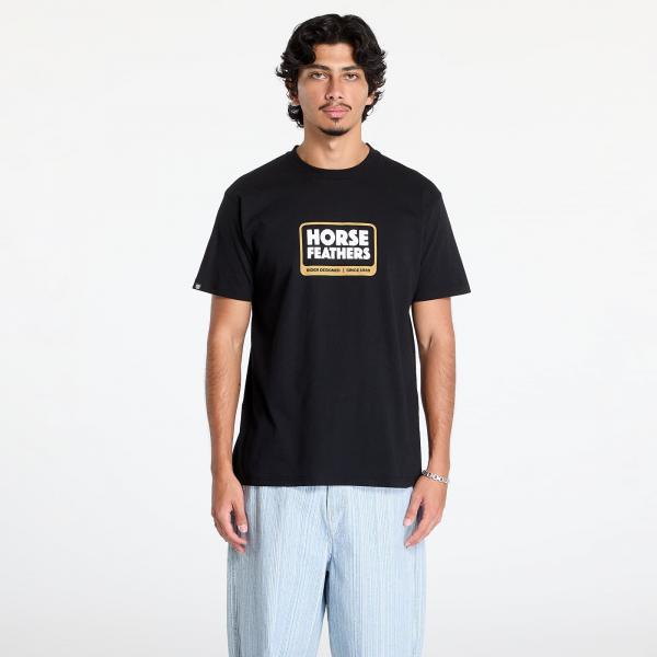 Tričko Horsefeathers Millennium T-Shirt Black S