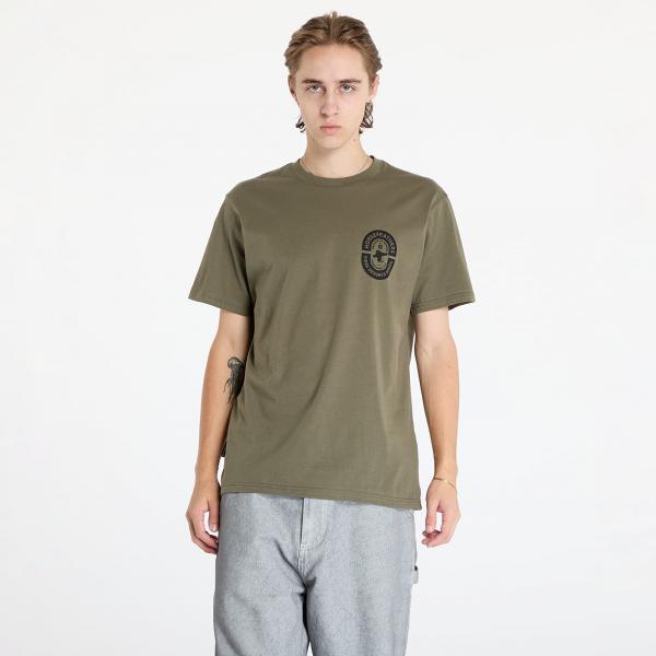 Tričko Horsefeathers Powder Badge II T-Shirt Burnt Olive M