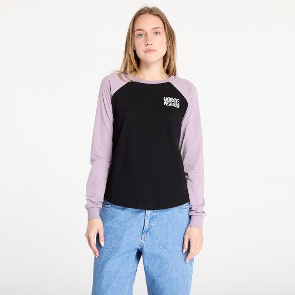 Tričko Horsefeathers Karina Top Black/Iris XS