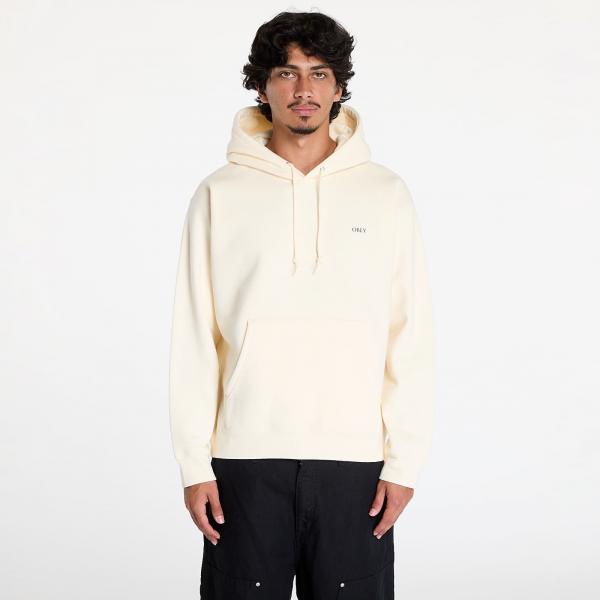 Mikina OBEY Geometric Power Canvas Hoodie Unbleached XL