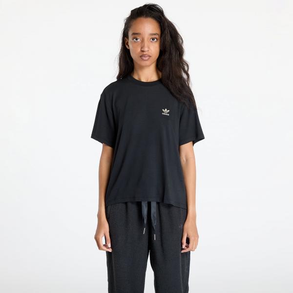 Tričko adidas Leopard Trefoil Infill Tee Black XS