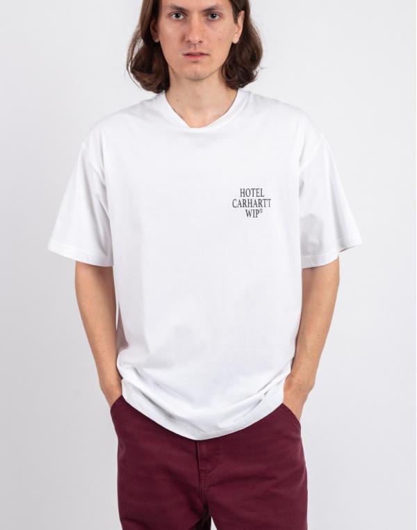 Tričko Carhartt WIP S/S Hotel Keys T-Shirt White/Black