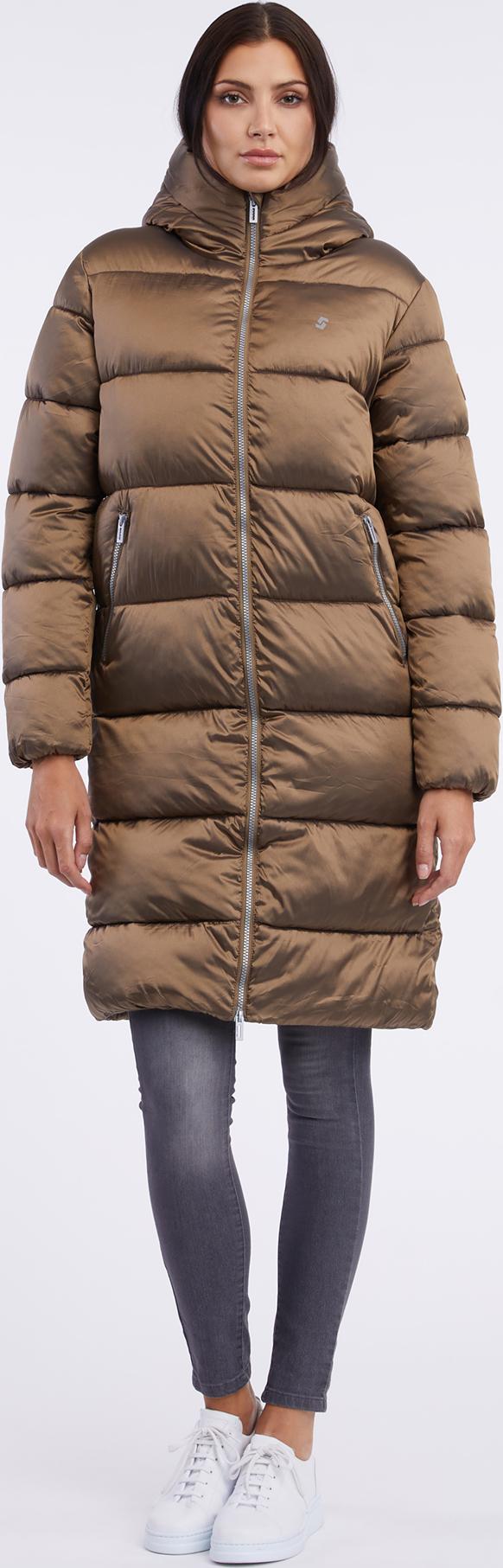 SAM 73 Dámský kabát oversize HEDVIKA Hnědá